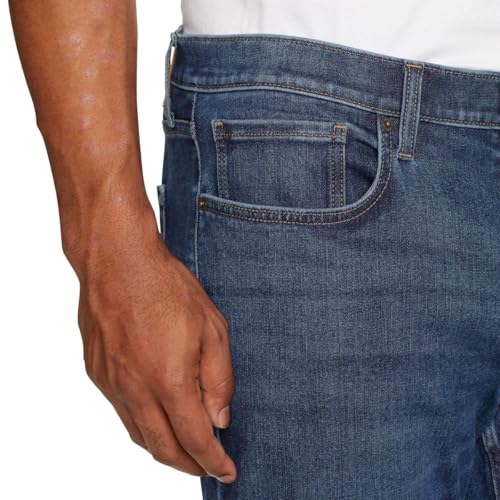 Eddie Bauer Men’s Regular Fit Two-Way Stretch Jean (Blue, 30W x 29L)4