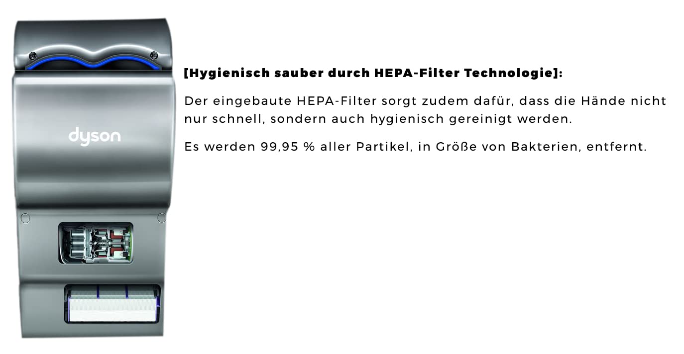 Dyson 300677-01 - Secador de manos, color gris, talla única