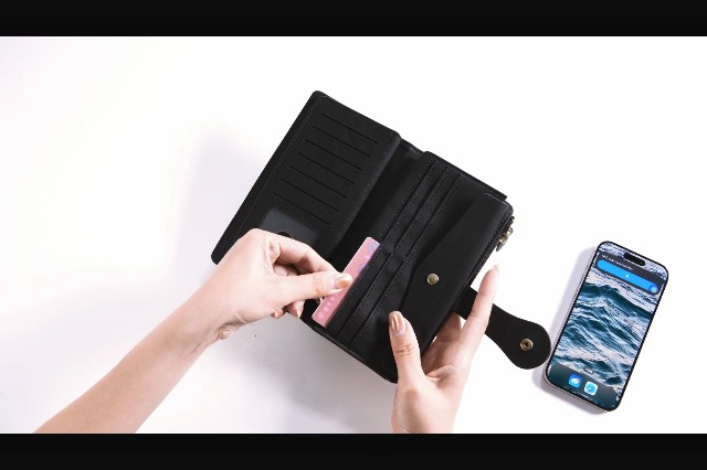 Amazon.com: Travelambo Women's Wallet RFID Blocking Trifold Clutch