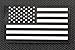 BritKitUSA Black & White Infrared US Flag Patch-Forward