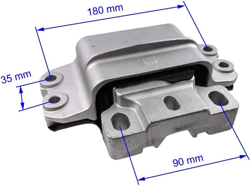 Engine Motor Transmission Mount Set 6pcs Compatible with 2006 2007 2008 2009 VW Volkswagen Rabbit 2.5L Replace A6965 A6964 A6966 A6969 A6962 A6959HY