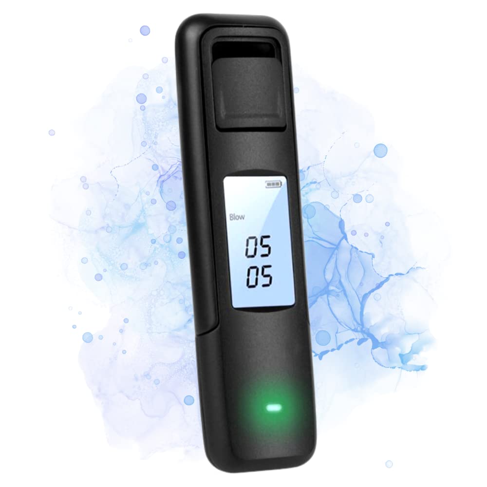 Alcohol Tester Drinking Detector - High Precision Drinking Detector | Portable Exhalation Non-Contact Alcohol Meter with Digital Display Screen USB Rechargeable Breathalyzer Analyzer High Precision-image-40
