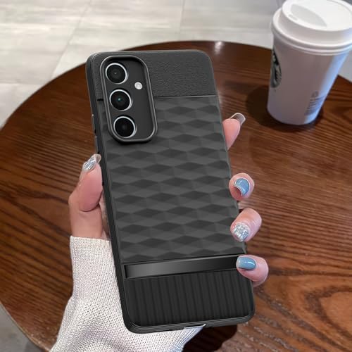 Image of Amazon Basics Back Cover for Samsung Galaxy A35 5G| Full Camera Protection | TPU Soft Flexible Shockproof Back Cover(Black)