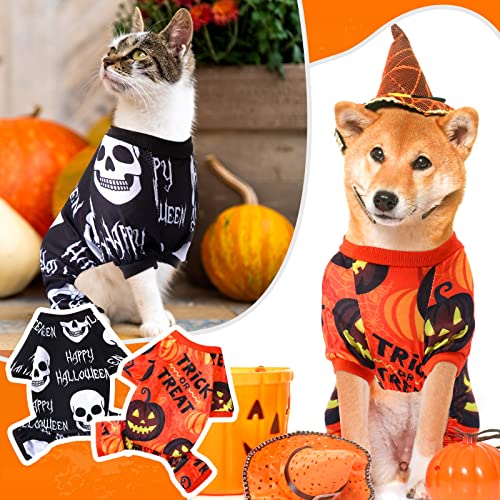 4 pijamas para perros Halloween talla mediana miniatura 2