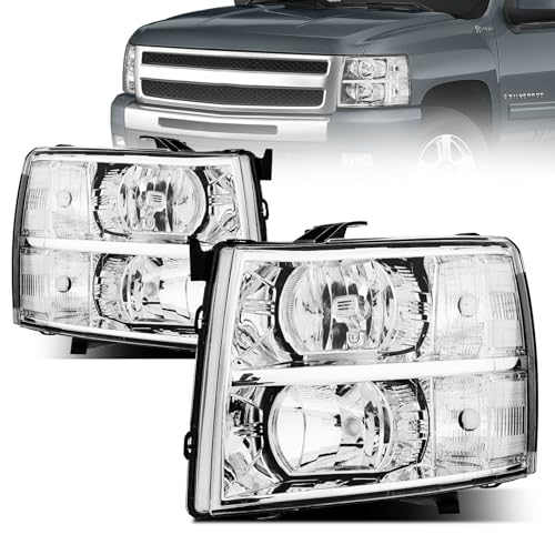 Headlight For 07-13 Chevy Silverado 1500 & 07-14 Chevy Silverado 2500 3500