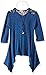 Speechless Girls' Big Girls' Shark Bite Hem Top