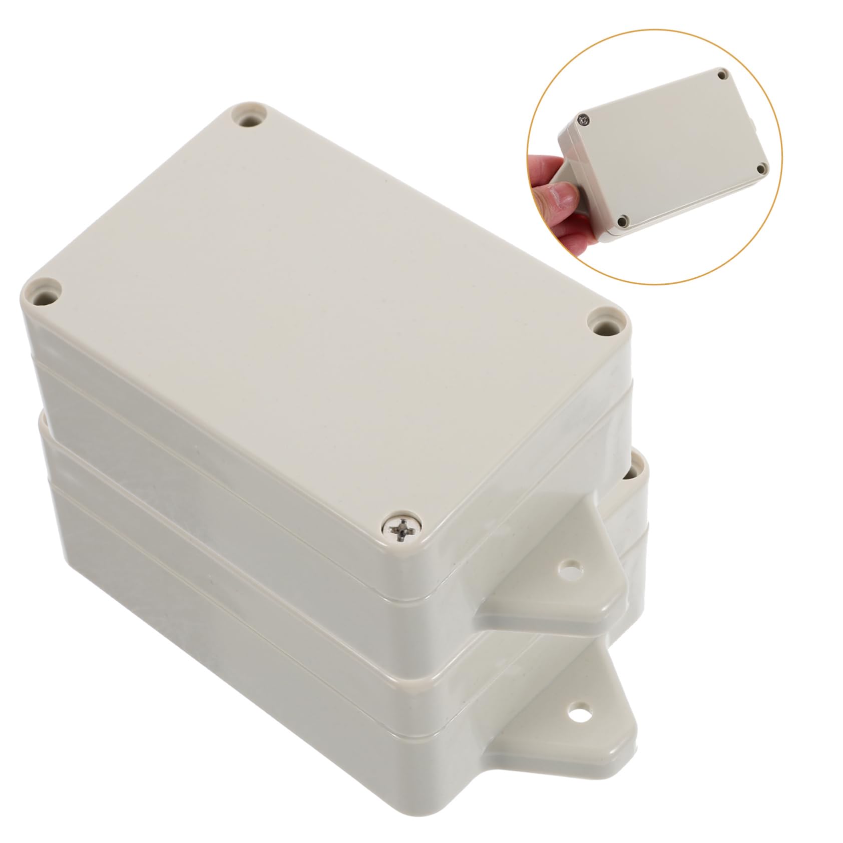 Hemobllo 10pièces Boîte De Jonction Étanche Plastique Boîtier Électronique Pour Électriques Aux Intempéries Et Facile à Installer