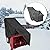 Snow Blower Cover, 210d Oxford Fabric Snow Blower Cover Waterproof Snowblower Cover Outdoor Snow Thrower Protector with Zipper for Compatible with Leading Brands, 33 * 58 * 52 inch