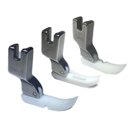 LNKA High Shank Teflon Narrow Zipper Foot Set - Center, Left & Right Presser Foot