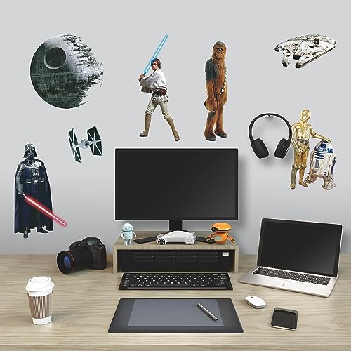 Image of RoomMates Star Wars Classic Peel and Stick Wall Decals, Mutli Color