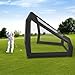 Golf Practice Net, 12x10x10ft Golf Practice Swing Simulator Net Cage with 800w Strong Power Blower, Inflatable Hitting Nets for All Golfers for Backyard, Indoor, Outdoor