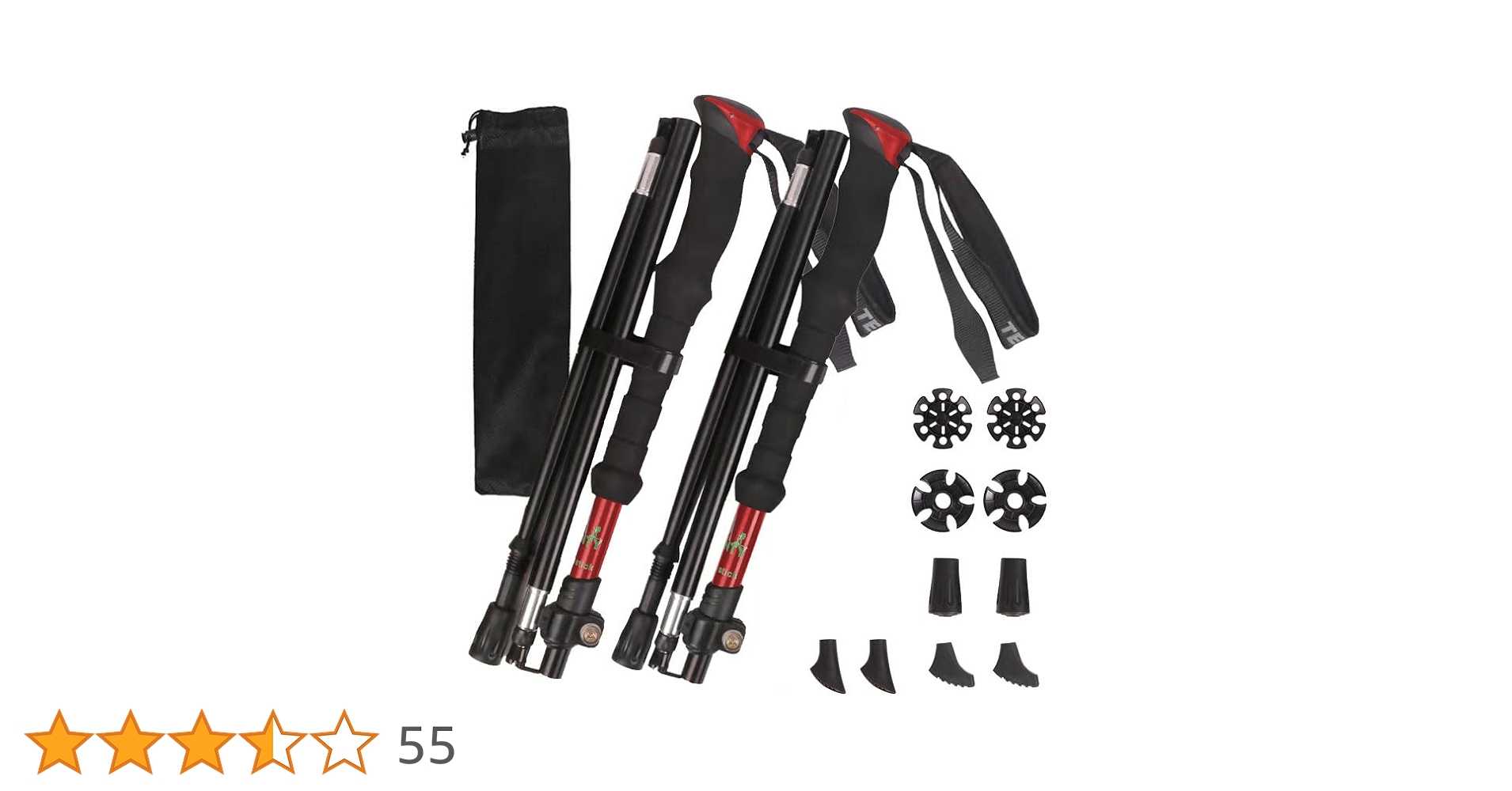トレッキングポール 軽量 折りたたみ式 7075航空アルミ製 3段調節可能 登山 Amazon | トレッキングポール 軽量 折りたたみ式 7075航空アルミ