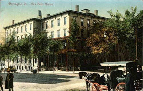 Van Ness House Burlington, Vermont VT Original Antique Postcard