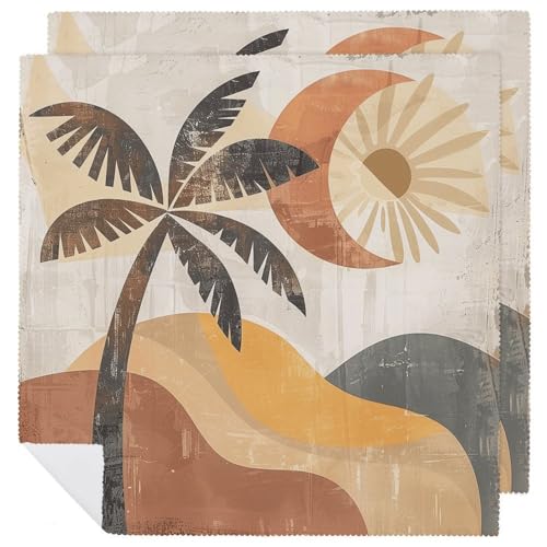 Servilletas de Tela Palm Tree Abstract 18.7 x 18.7 in 2 pcs miniatura 1