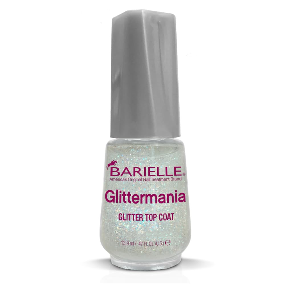 BARIELLE GLITTERMANIA Glitter Top Coat for Nails .47 oz.