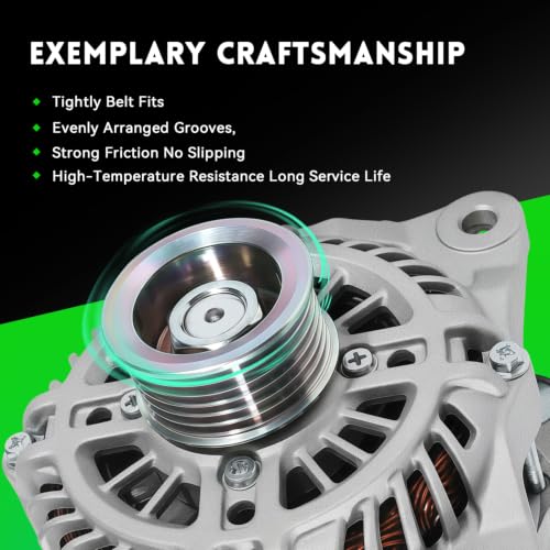 Image of 20288N Alternator 100A Fit for Mazda 3 2014-2018, 6 2014-2021, CX-3 2016-2021, CX-5 2013-2016, 2022-2023, MX-5 Miata 2016-2023, for Toyota Yaris 2019-2020, Yaris iA & Scion iA, PEDD18300, A005TL0491