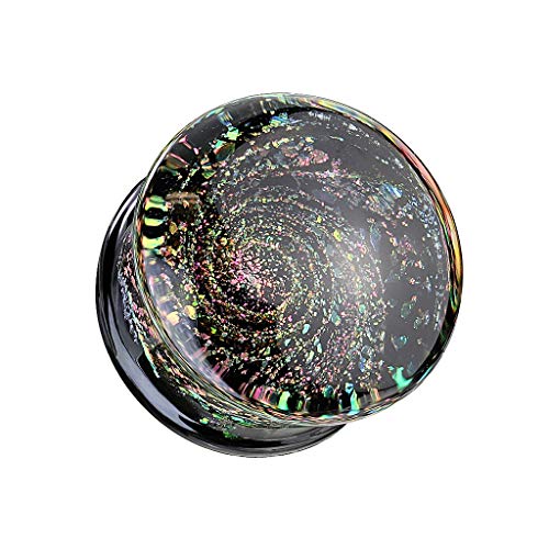 Beyoutifulthings Ohrplugs Moon-Devite - Natürliche Steine In Rosa & Lila | Sattelverschluss 3-25mm