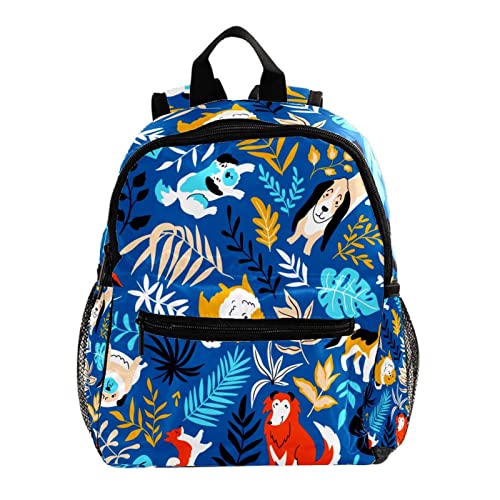 Sac à dos enfants chien bleu 30,5 cm pour petits en voyage