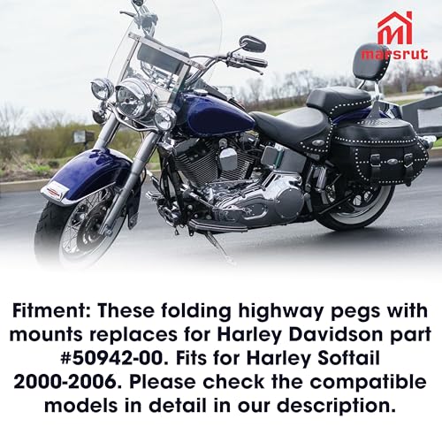 Repose-pied passager Softail Springer Classic de finition supérieure - 4