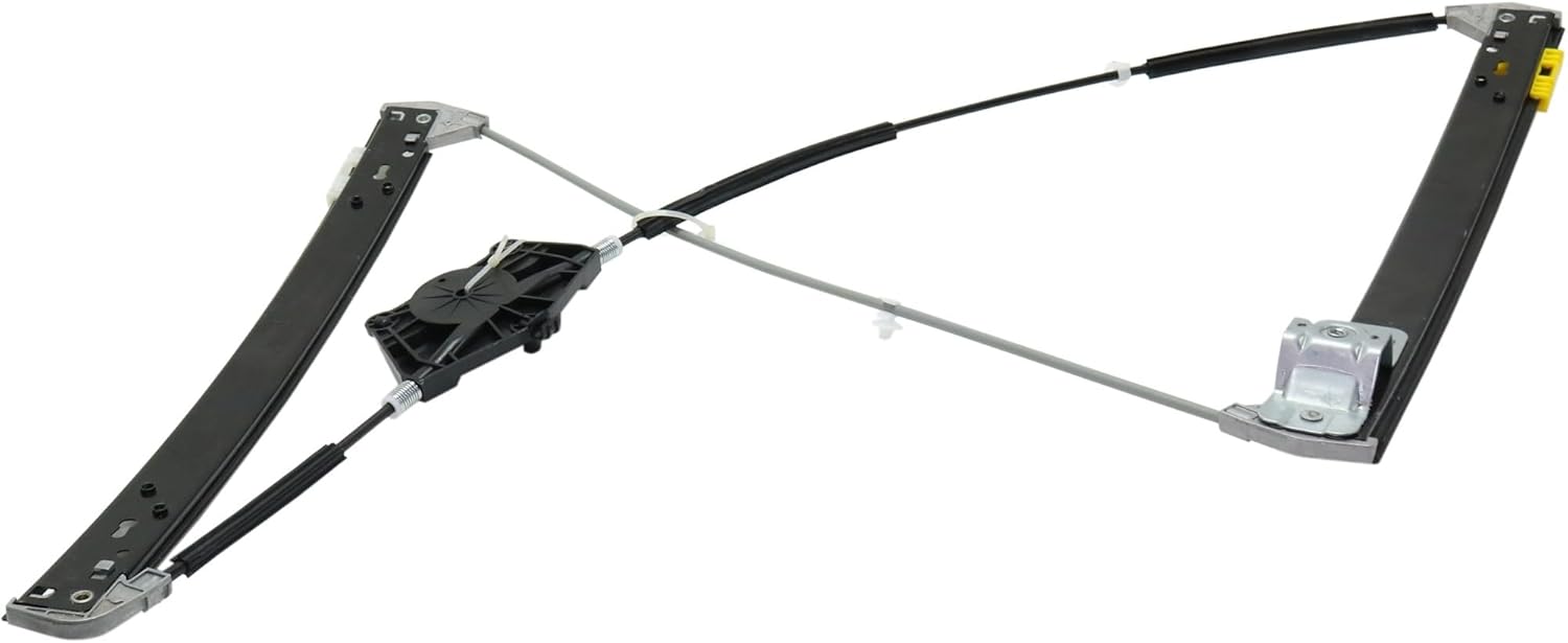 JC Whitney Window Regulator Compatible with 2002-2008 Audi A4, 2004-2008 S4, 2007-2008 RS4, A4 Quattro Front, Passenger Side AU1351102 JA491701