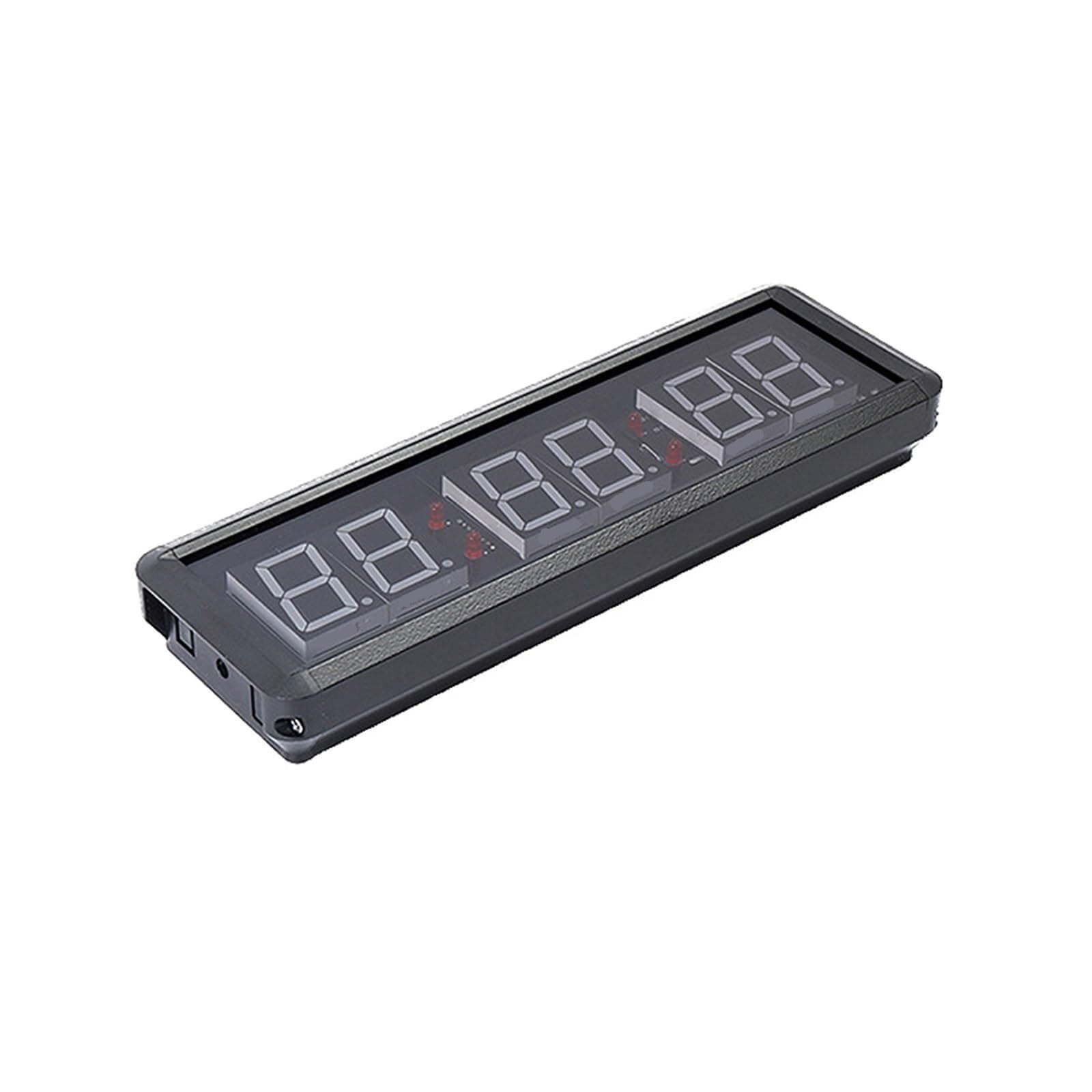 Timer Sport, Horloge De Fitness Bleu-Rouge À 6 Chiffres 1.5 Pouces, 2 Pièces, pour Usage Domestique, pour L'entraînement des Arts Martiaux Et du Yoga, Chronomètre avec Télécommande