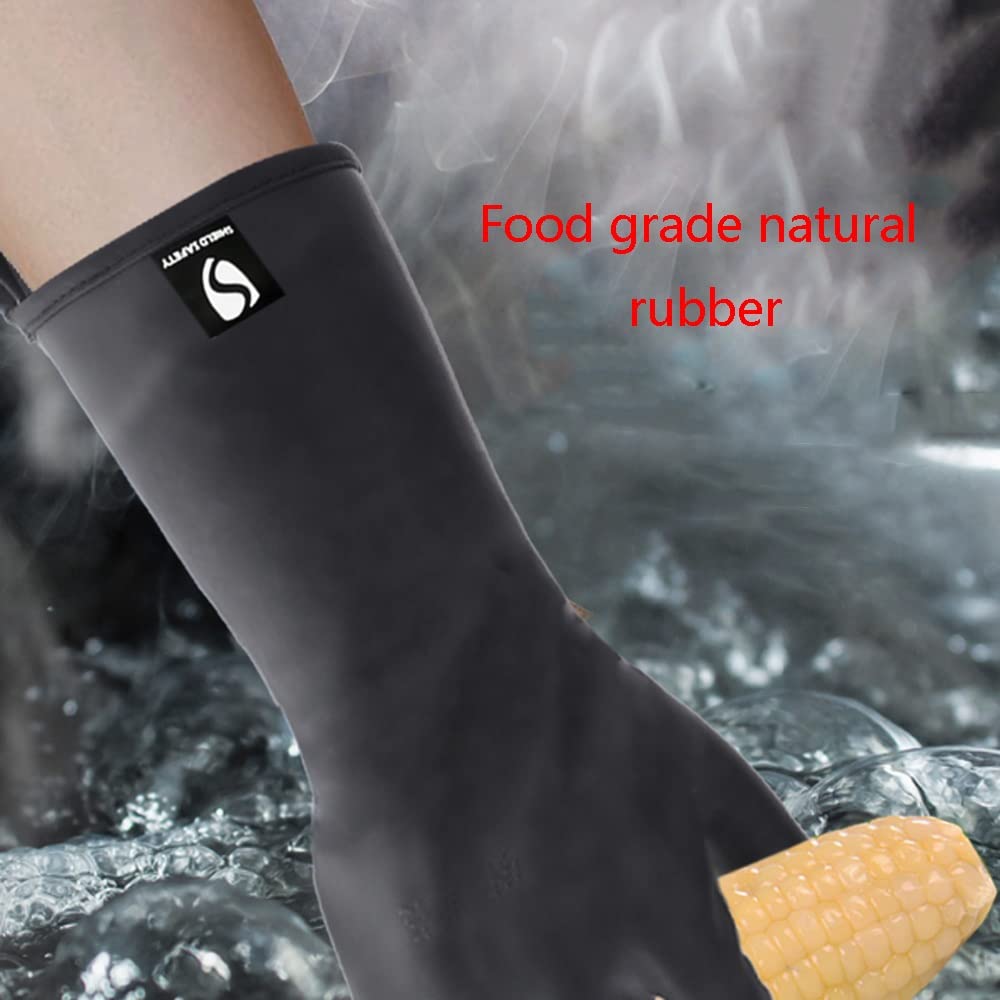 FUFU Manoplas Guantes De Jardinería For Hombres Y Mujeres, 1 Pares De Guantes Resistentes Al Calor, Guantes De Trabajo Resistentes A Los Pinchos, Guantes De Seguridad De La Construcción (Size : M)
