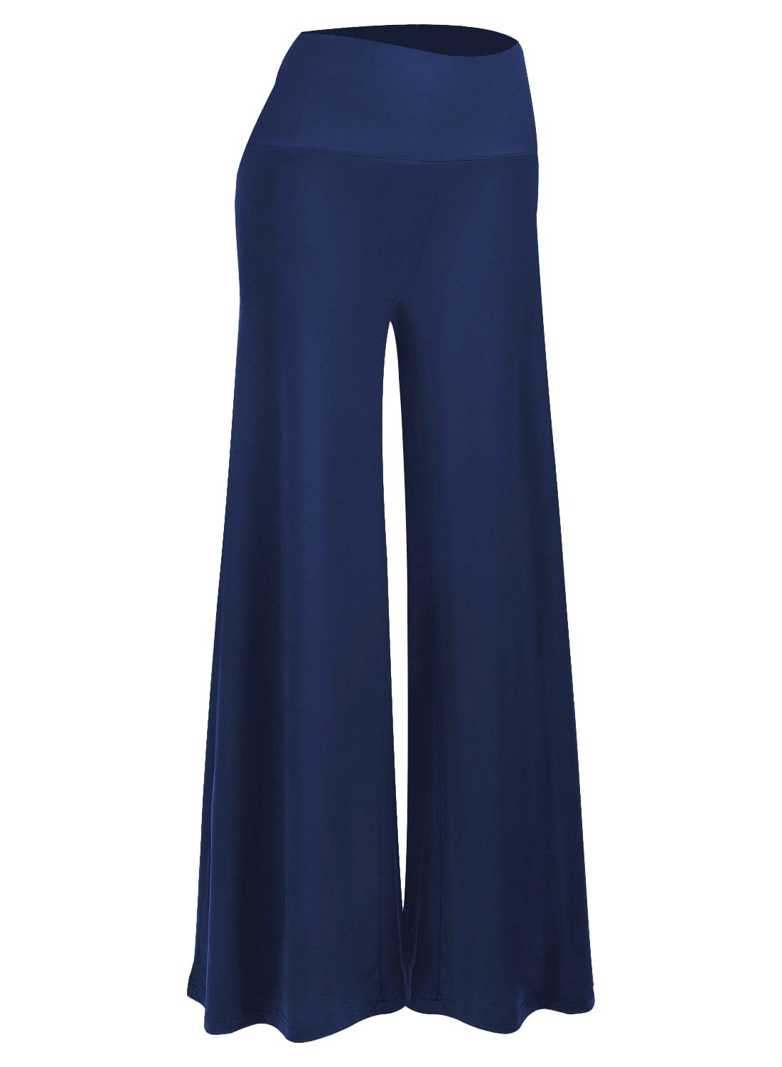 Cegerne Pantaloni da Donna Pantaloni Palazzo Elasticizzati a Gamba Larga a Vita Alta