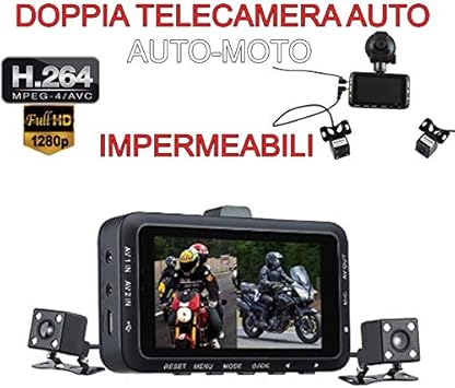 Telecamera 360 per moto