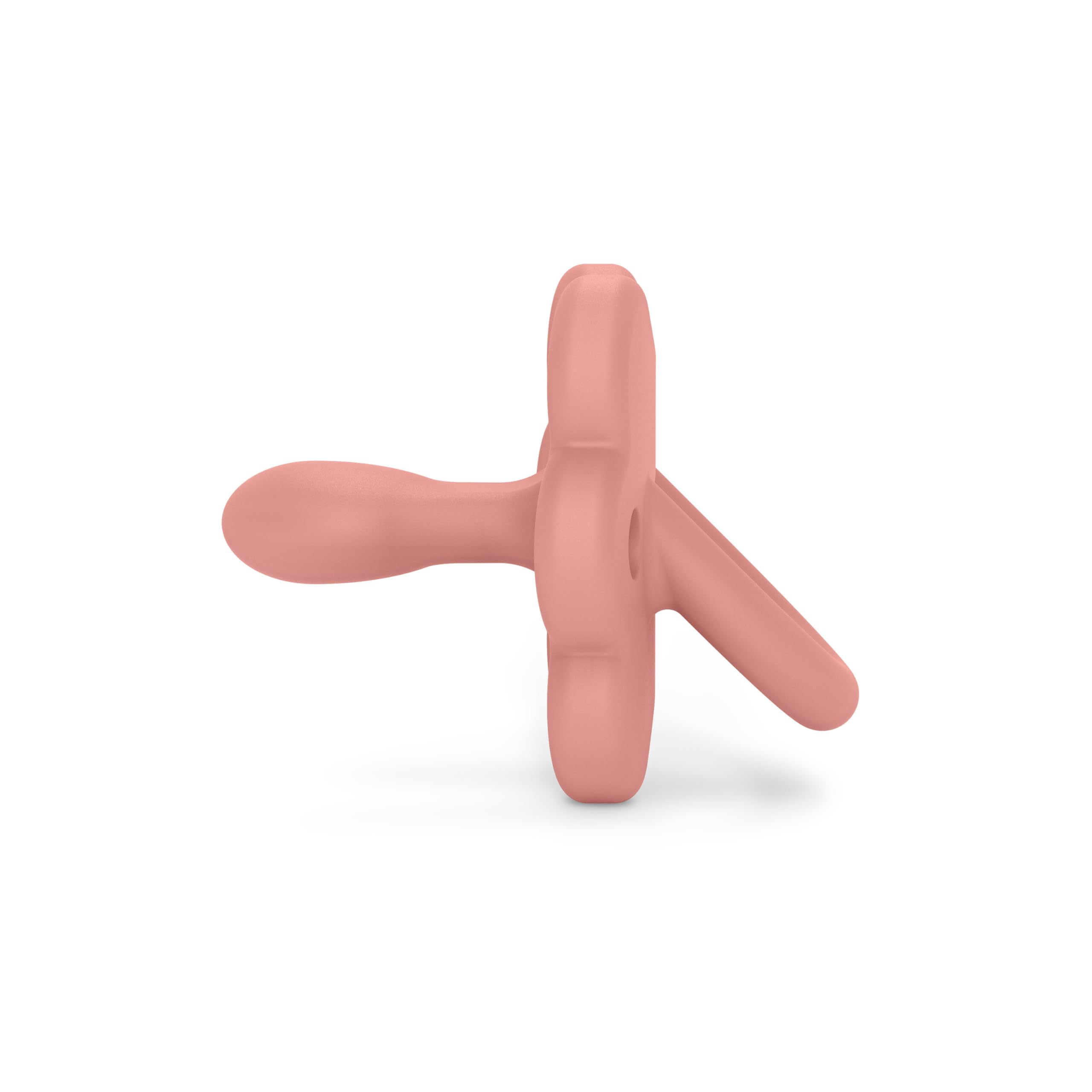 Suavinex, Sucette Tout Silicone, pour Bébé 6/18 Mois, avec Tétine Symétrique SX Pro, Réversible, Super Douce et Souple, Idéal Dormir, Respecte le Développement Buccodentaire, Butterfly, Peach Pink - 4