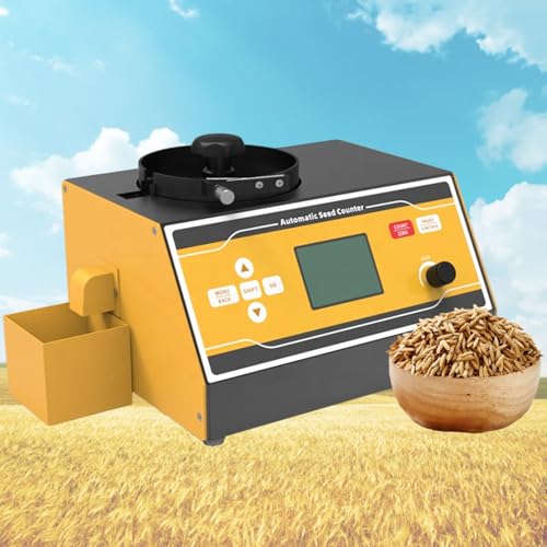 XEEAOFE Máquina Contadora de Semillas Contador Automático, con Rango de Conteo de 1 a 12mm y Precisión ±2‰, para Arroz, Trigo, Sorgo, Maíz, Soja y Granos de Hortalizas