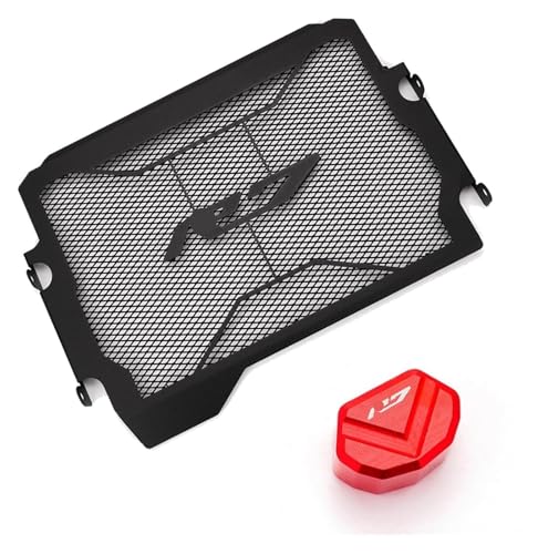 Grille radiateur YZF R7 rouge contre impacts pierres protection réservoir eau