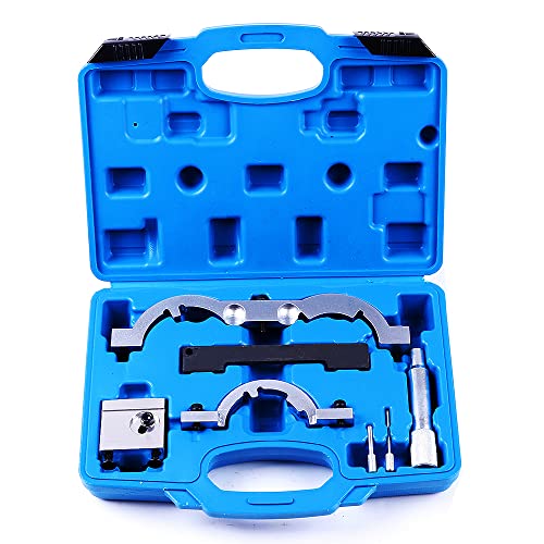 SCITOO Engine Timing Locking Tool Set Fit for Chevrolet Vauxhall Opel 1.0 1.2 1.4L Turbo with Chain Tensioner Locking Pin Camshaft Setting Plate