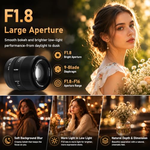 Image of Viltrox AF 75mm F1.8 EVO APS‑C Prime Lens for Fuji X‑Mount Cameras