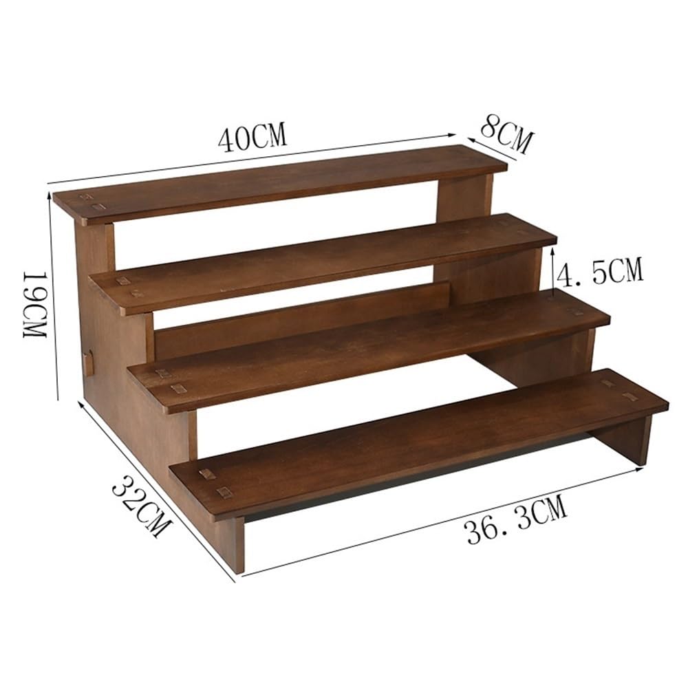 Armadi Large Wooden Four Tier Splicable Vintage Ladder | Jewelry Display Stand