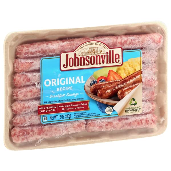Johnsonville, Breakfast Sausage Original Recipe, 12 Ounce