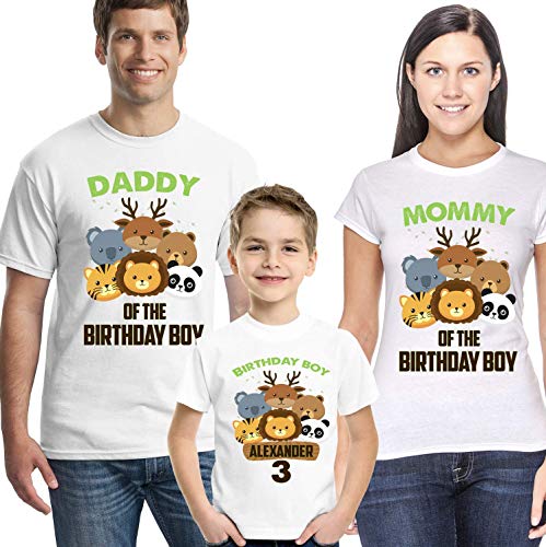 Personalized Safari Jungle Birthday shirt, First Birthday Shirt, Zoo Birthday Shirt,4