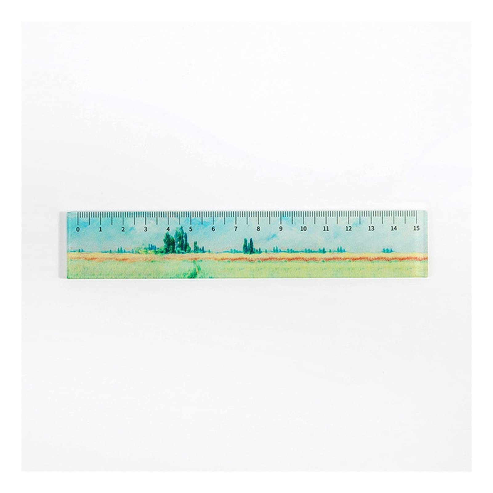oiujhgCDS Rulers, 15cm Sewing Ruler Kawaii School Accessories Cute Stationery Supplies Drawing Set(8)