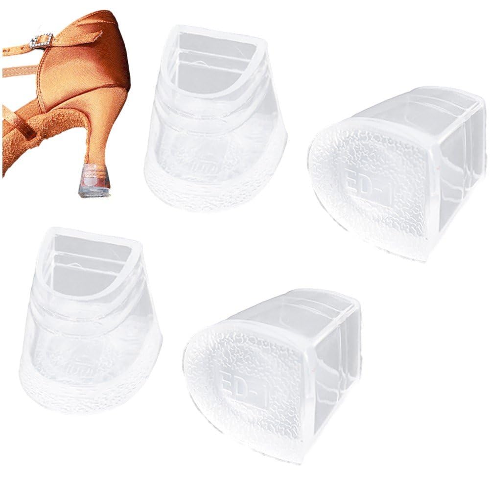Keuyeo High Heel Covers Anti Slip Latin Stiletto Dancing Covers High Heel Silicone Protectors Shoe Care Kit