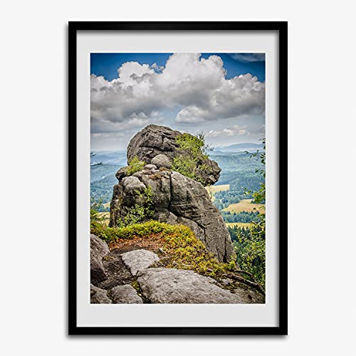 Cadre photo 50x70 cm Tulup en bois pour sublimer la déco du salon