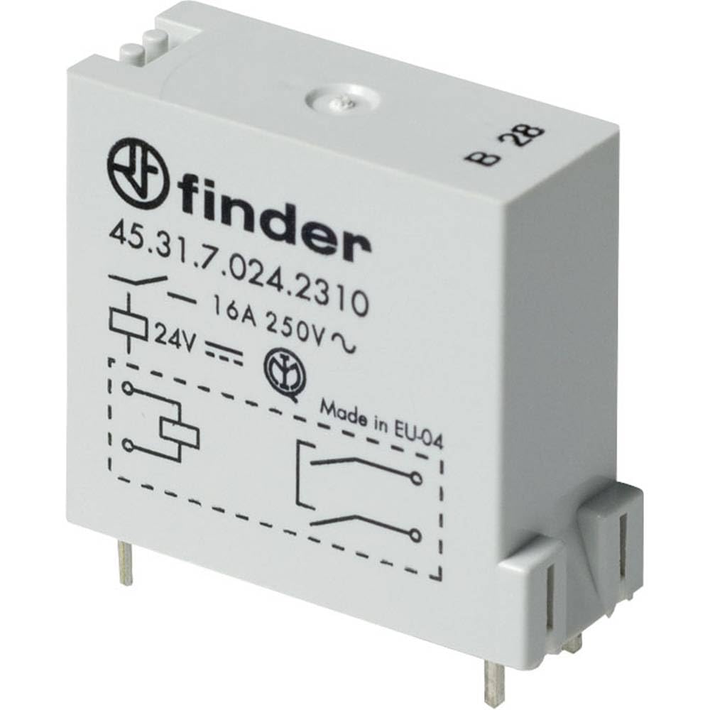 Finder serie 45 - Minirele 1na 16a para circuito impreso+faston 250