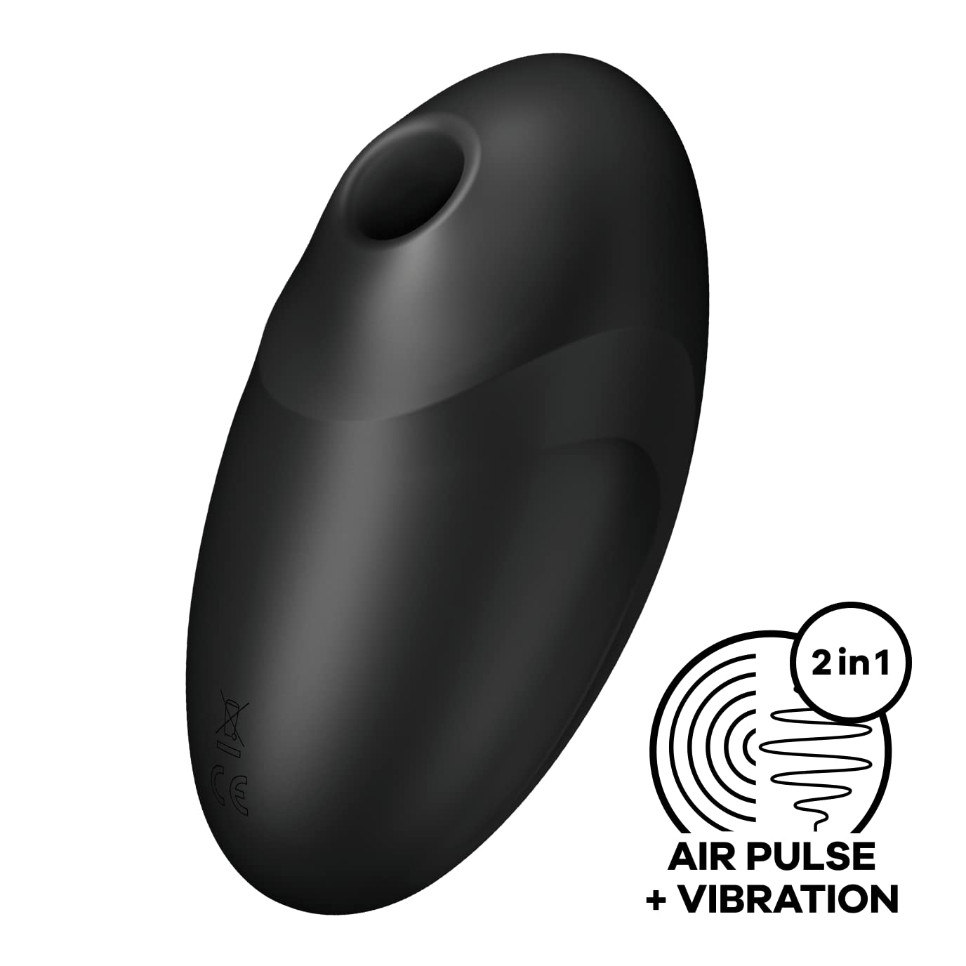Satisfyer Vulva Lover 3 Pressure Wave Vibratore | Sex Toys per Donne | Onde di Pressione e Vibrazione 2:1 | Silicone di alta Qualità Colore Nero | Impermeabile (IPX7) Sex Toy