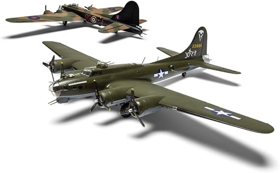 Airfix Standard Model Set - A08018A Boeing B-17G / Fortress Mk.III Model Building Kit - Plastic Aircraft Kits for Adults & Children 8+, Includes 264 Pieces - 1:72 Scale