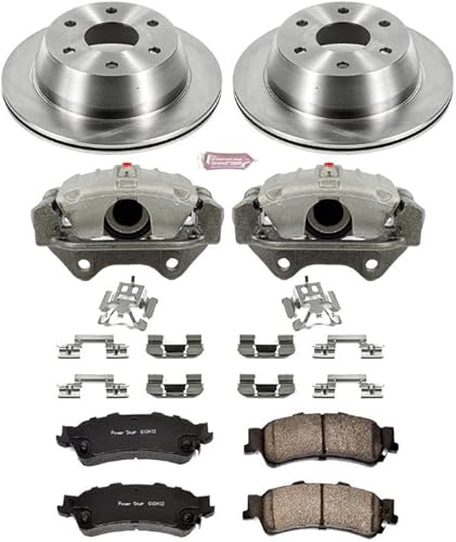 Miniatura 2 de Power Stop KCOE2018A Autospecialty Kit de freno de repuesto OE de 1 clic con pinzas