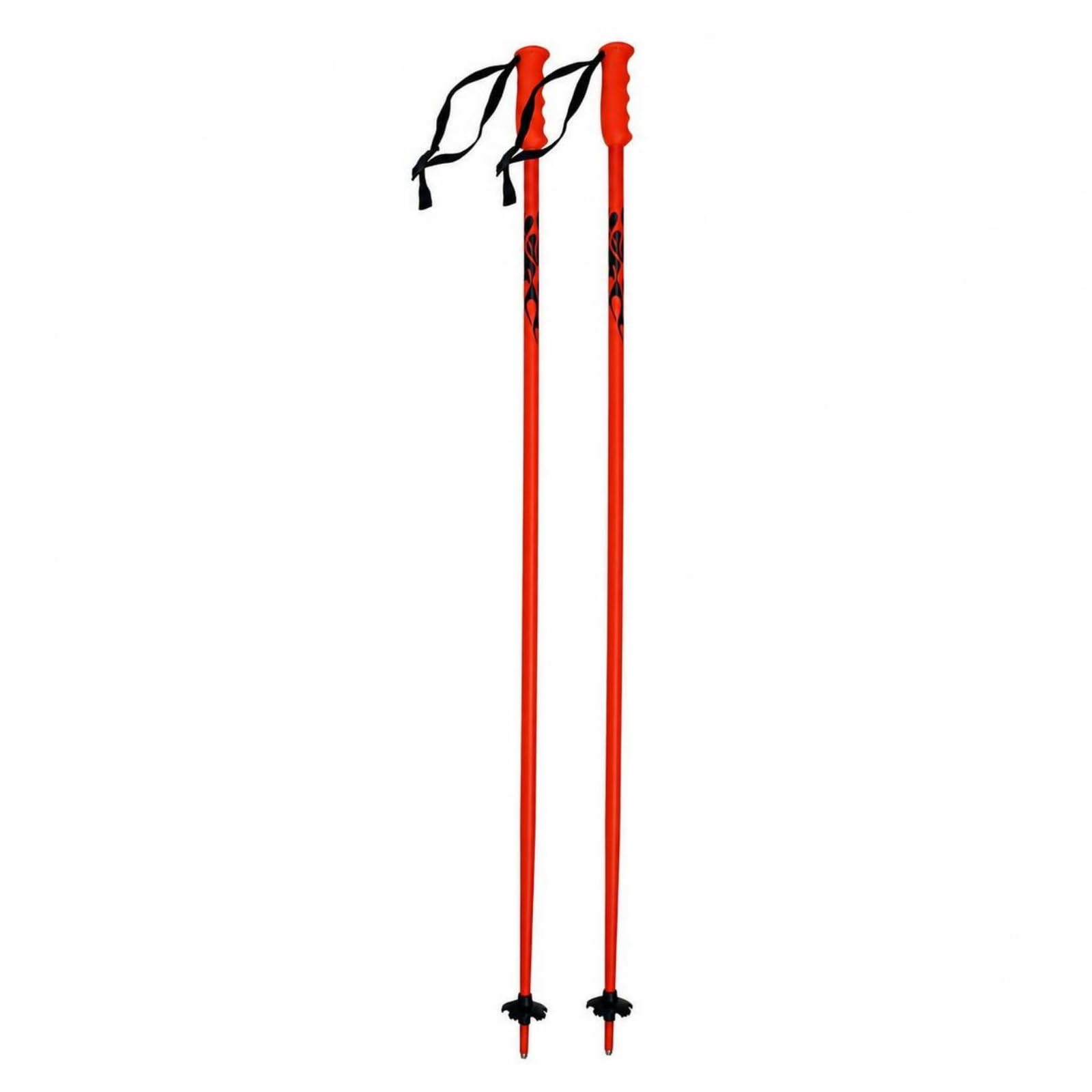 Stabil Skistock mit Handschlaufe , Orange , 110 cm
