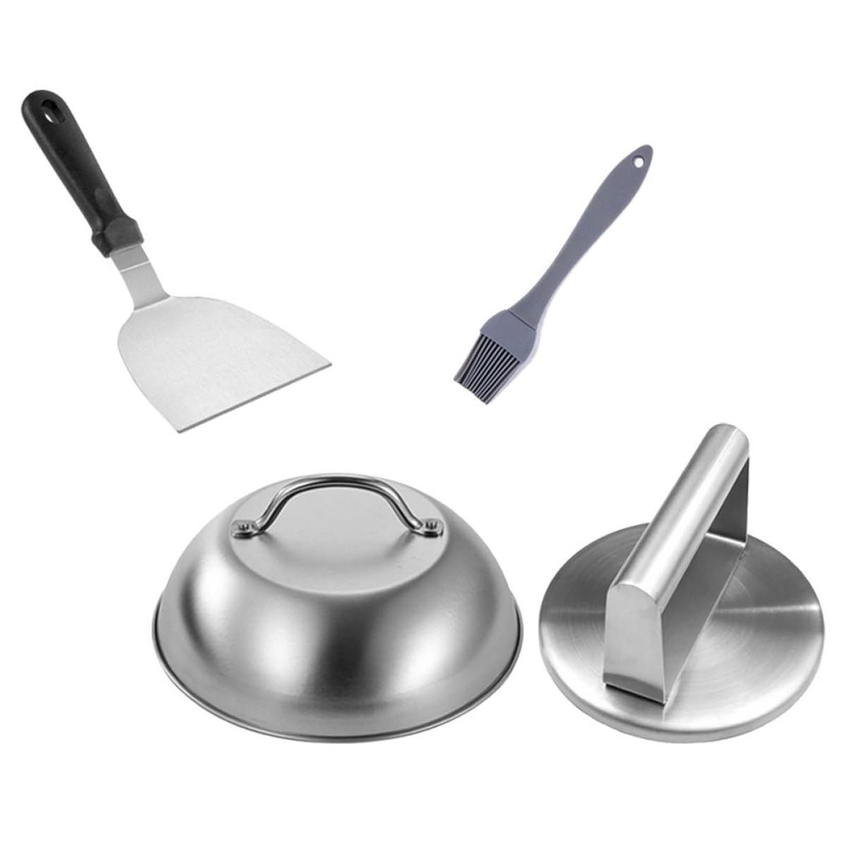 VICASKY 1 set di pressa per hamburger, robusta patty maker per barbecue e barbecue, durevole e sicuro per hamburger e carne, perfetta per gli amanti della cucina