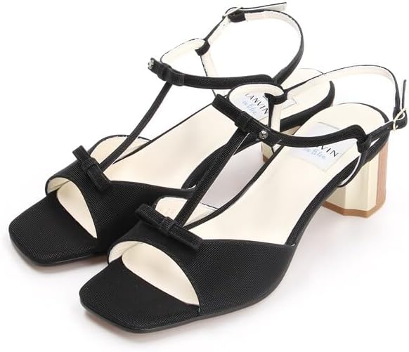 LANVIN en Bleu Women’s T-Bar Heeled Sandal LANVIN en Bleu Women’s T-Bar Heeled Sandal