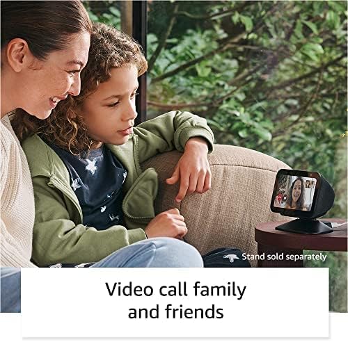 Image of Echo Show 5 (newest model), Charcoal, bundle with Alexa Emergency Assist (monthly auto-renewal subscription)