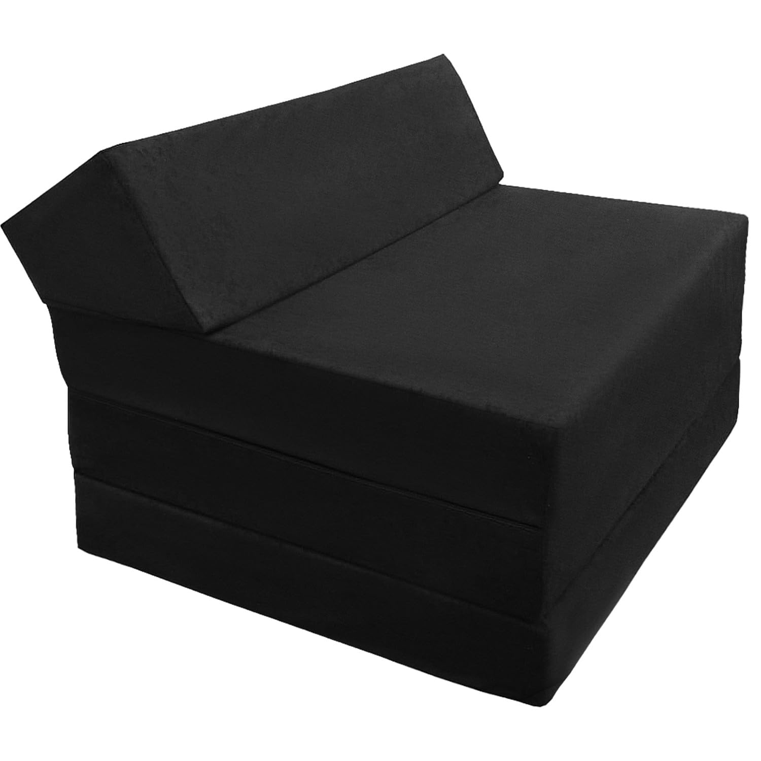 Matelas Pliable, Matelas Pliant avec Une Housse Amovible et Lavable, Medium-Firm, Convient aux Voyages, au Camping, aux invités