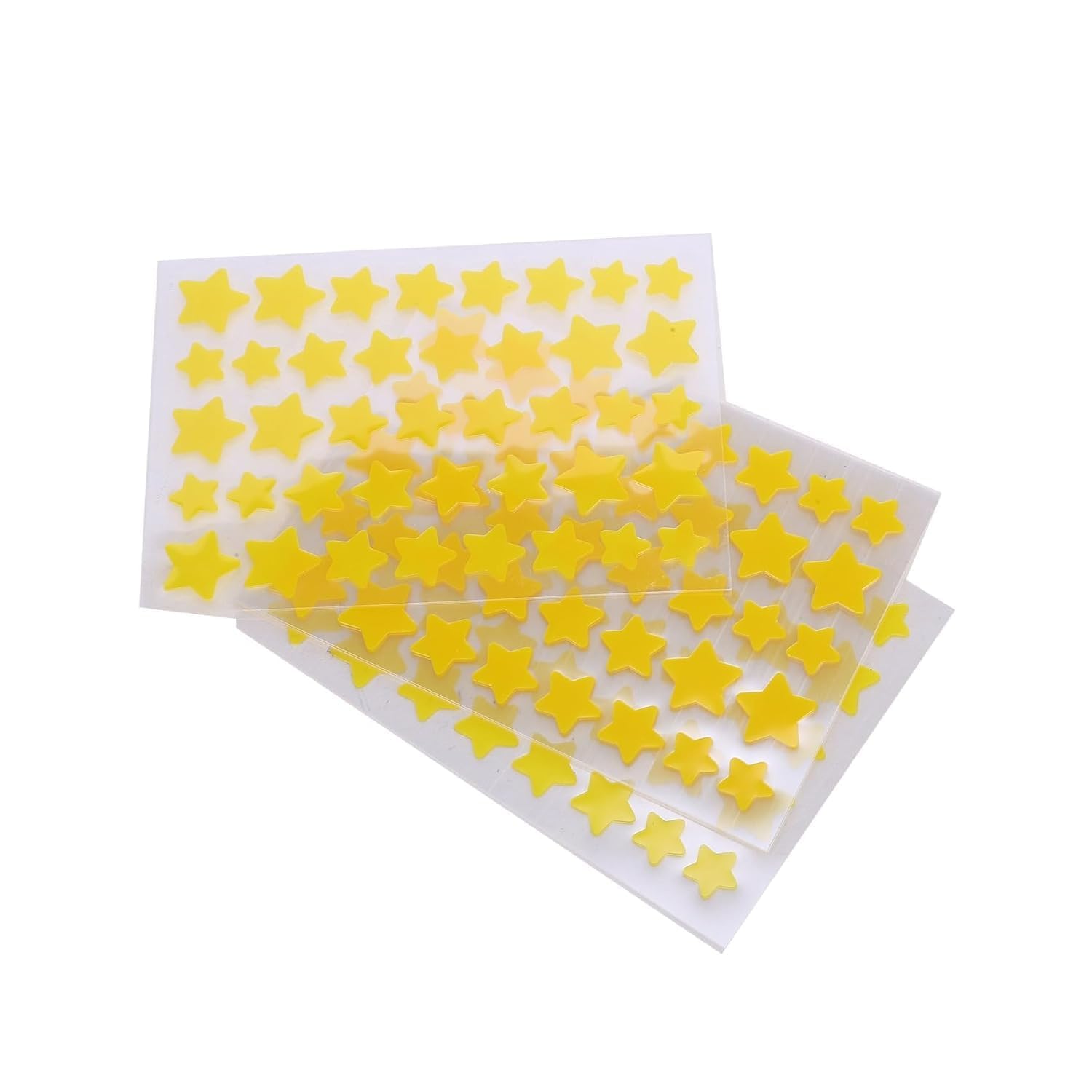 10 Sheets Pack Yellow Pimple Patches for Face Hydrocolloid Acne Patches Star Pimple Patches for Healing Star Face