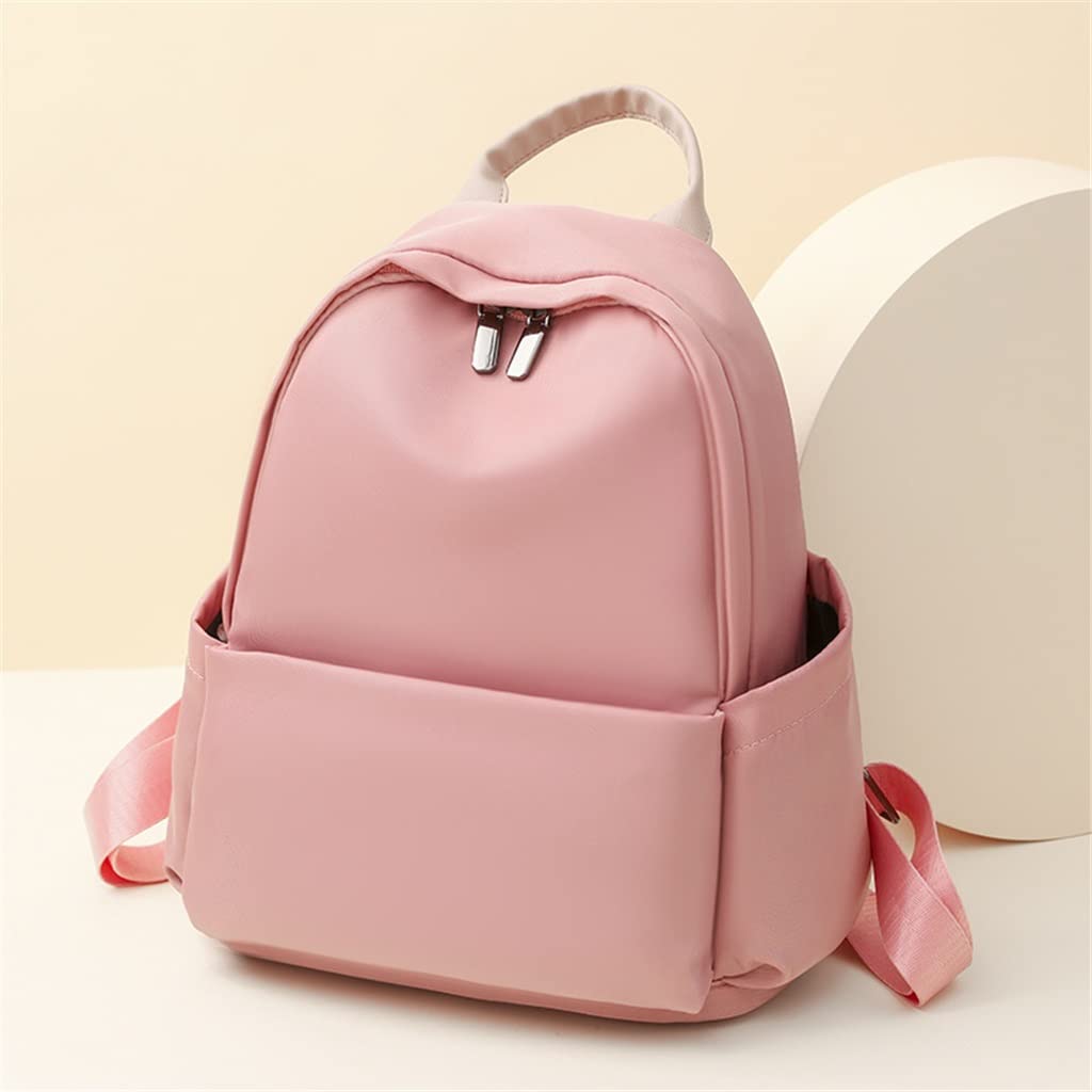 Fashion Ladies Backpack Lightweight Simple Travel Outdoor Small Backpack Casual Solid Color Backpack Women's Bag